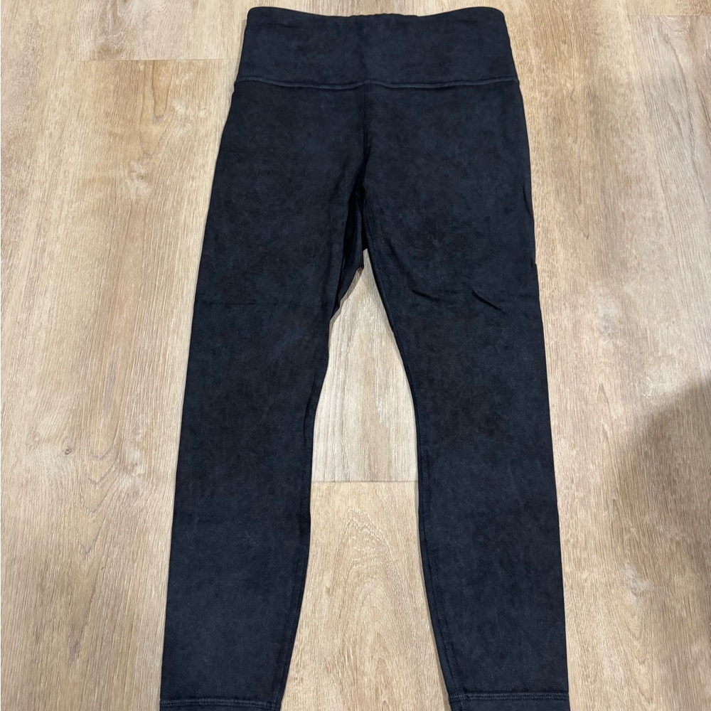 Athleta Marbled Black Leggings